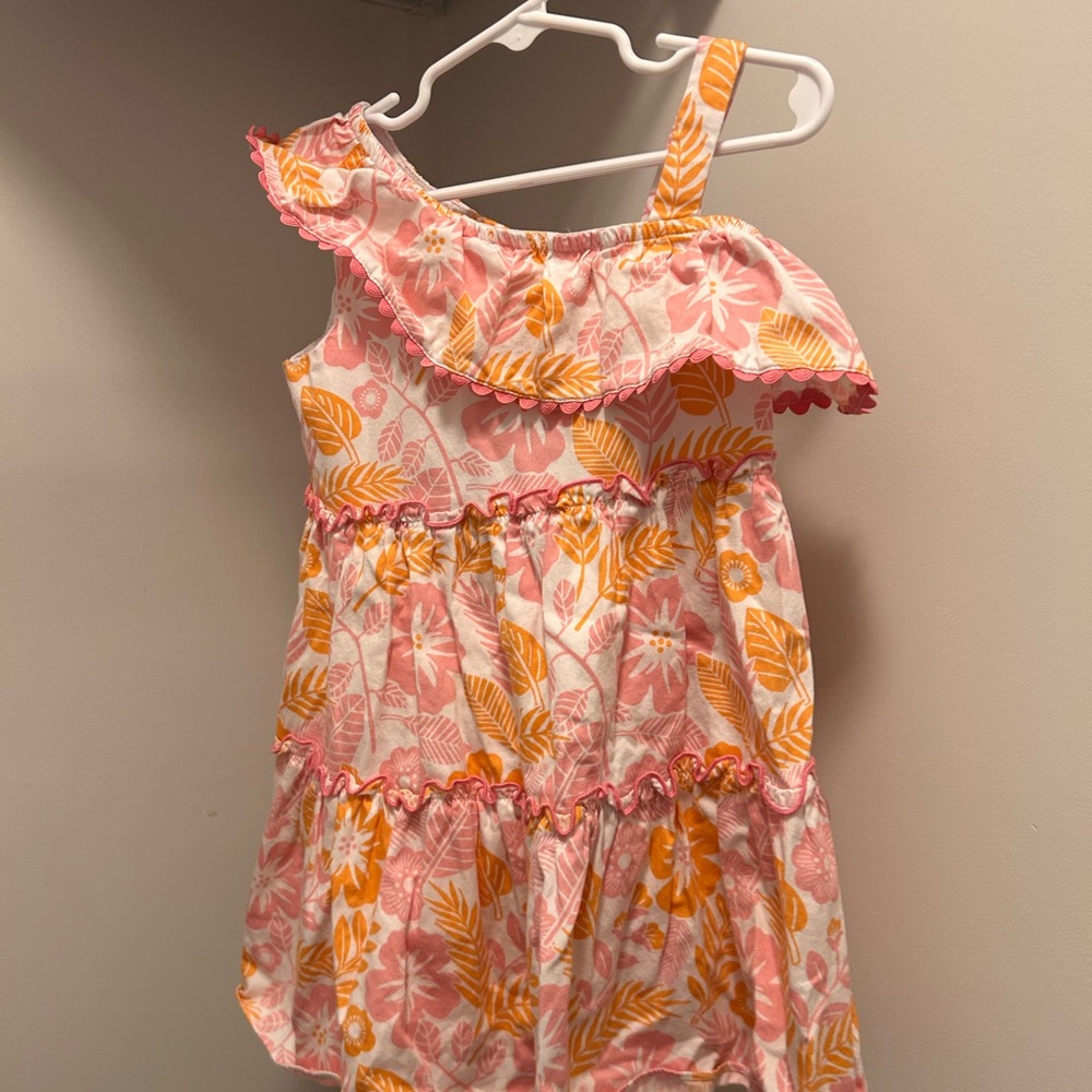 Good Lad Pink and Orange Floral Dress